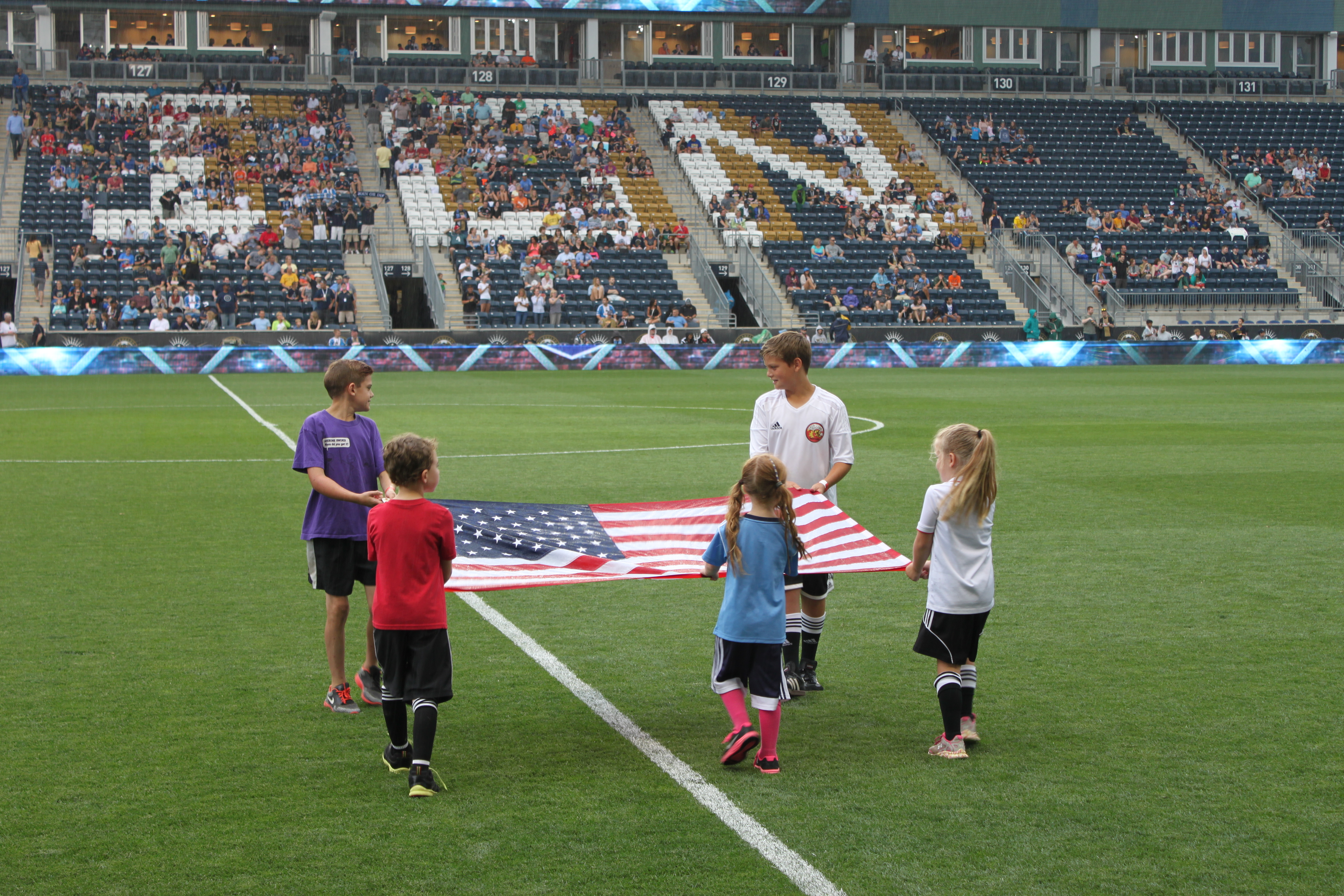 CSL representatives at the Lamar Hunt US Open Match. Union vs United