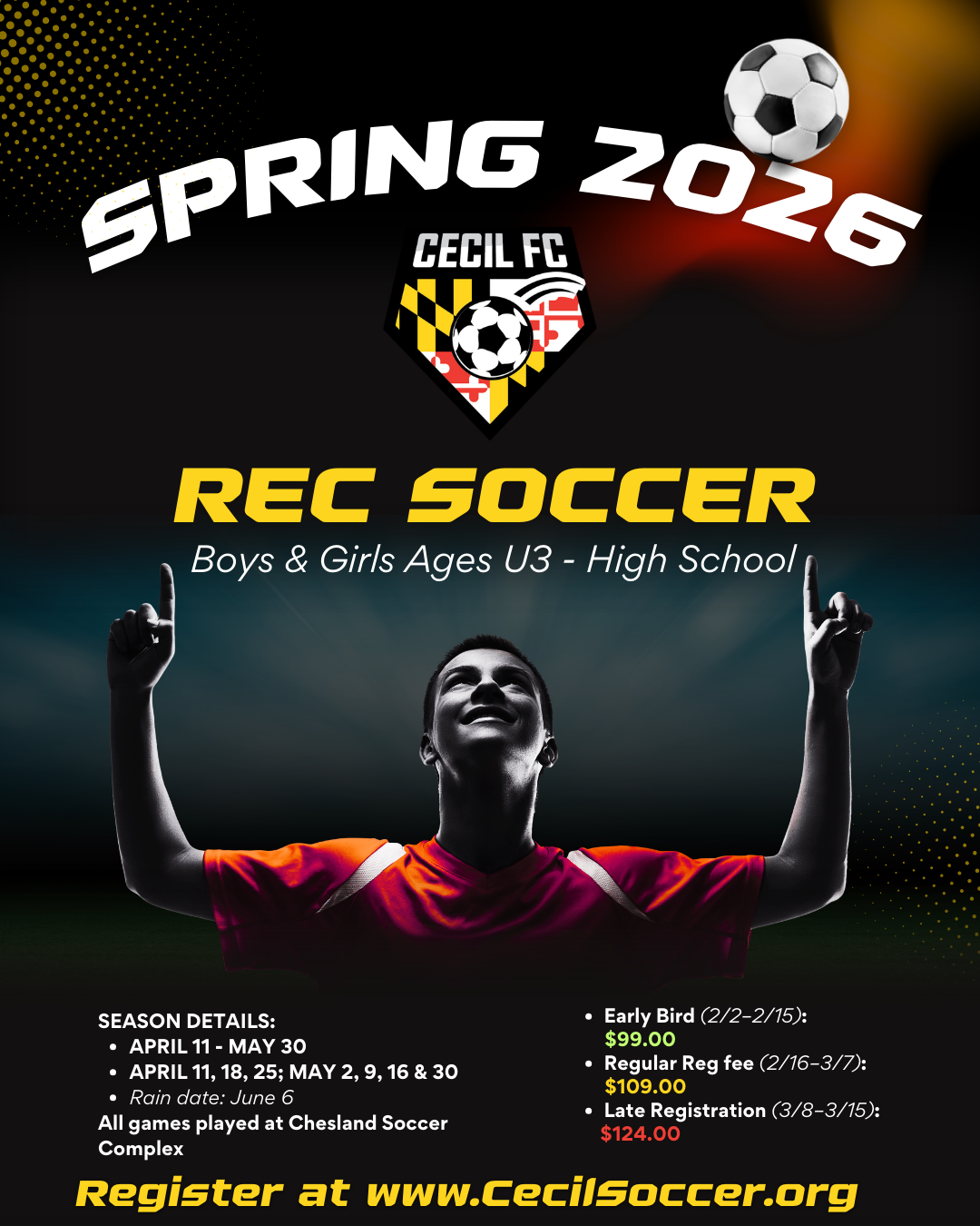 Cecil Spring Rec 2026