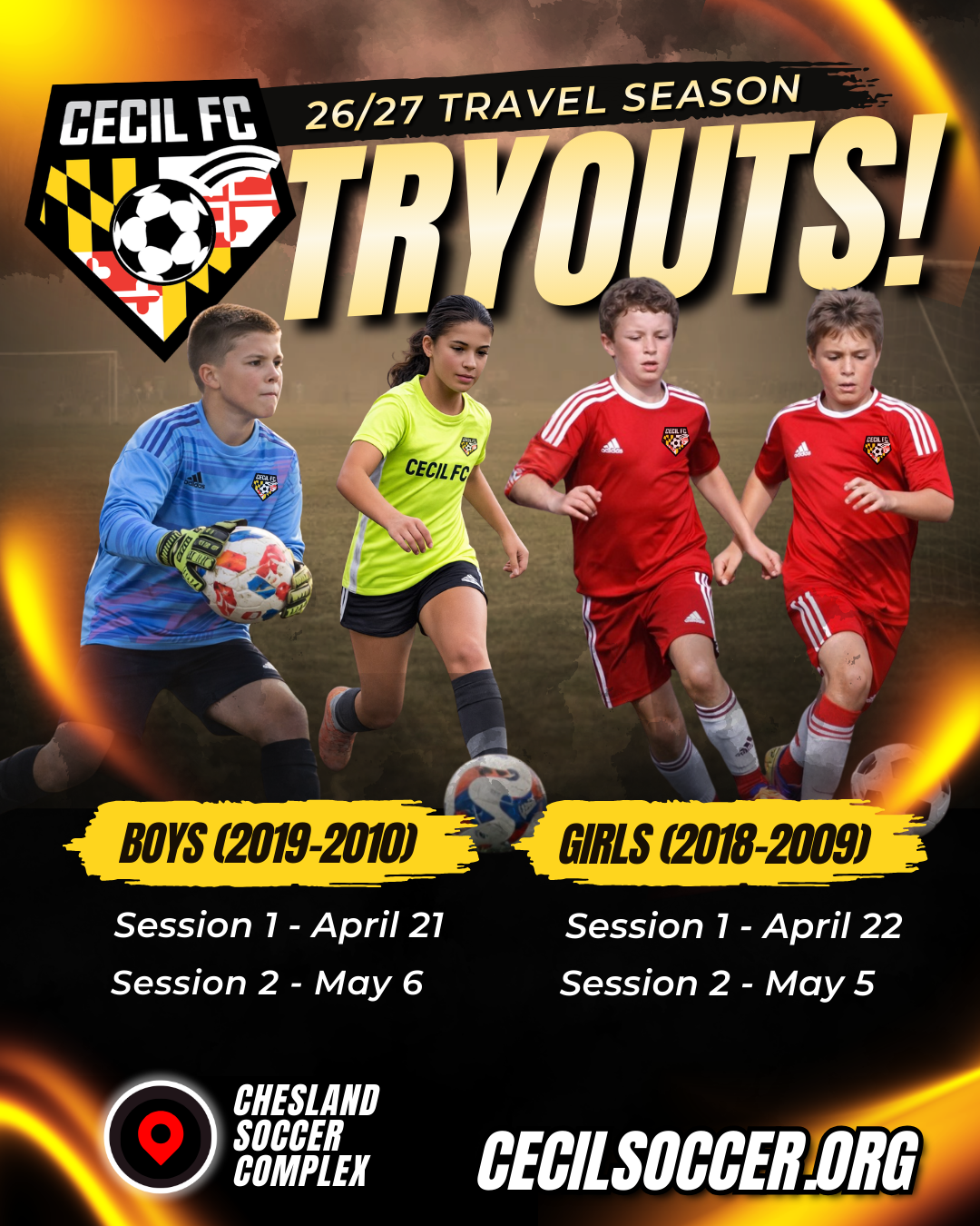 Tryouts 26/27